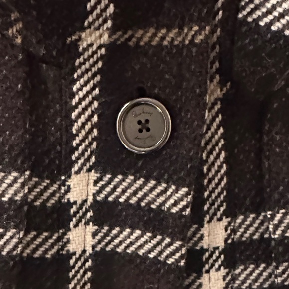 Burberry wool blend Checkered Trench Coat - Picture 7 of 10